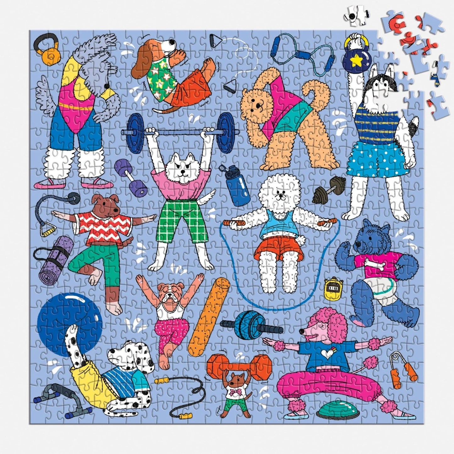 Well-Trained Dogs 500 Piece Family Puzzle