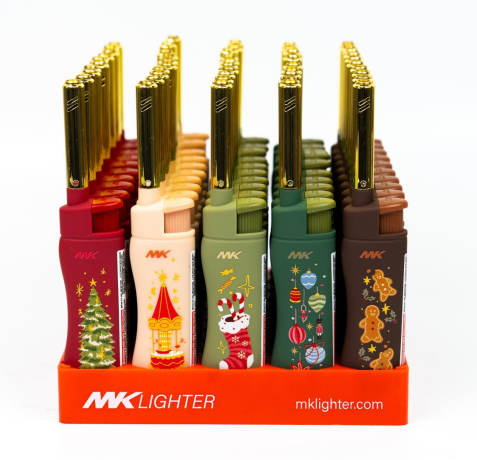 MK Lighter Range Series, Xmas Set, Windproof Flame 50PC