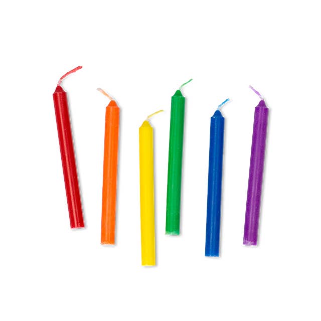 Vegan Birthday Candles | 12-Count Box: White