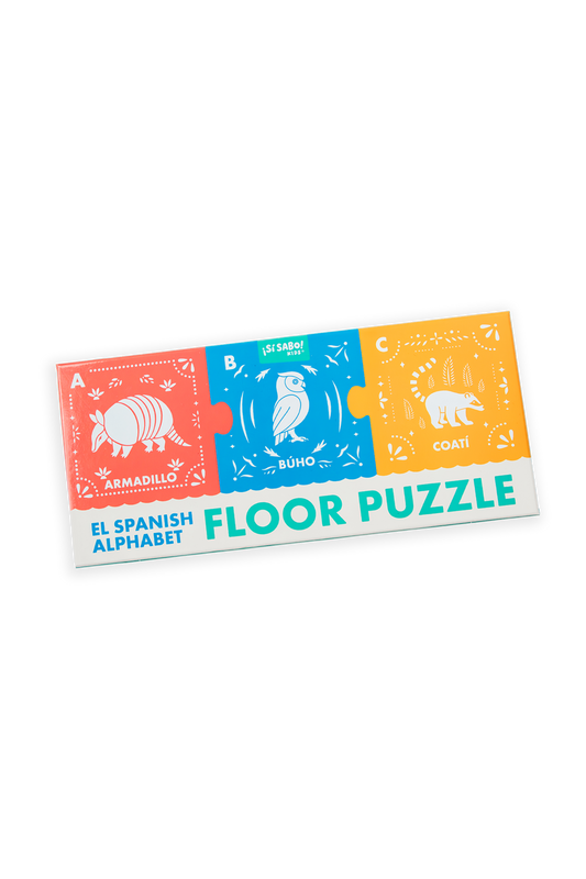 El Spanish Alphabet Jumbo Floor Puzzle: 27-Piece ABC Puzzle
