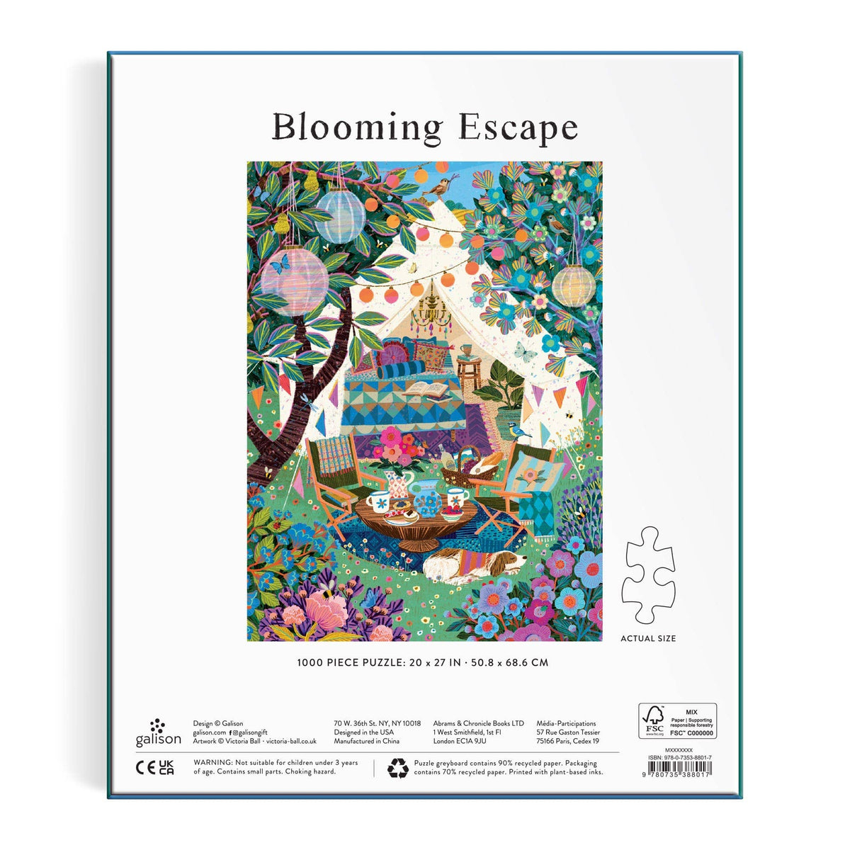 Victoria Ball Blooming Escape 1000 Piece Puzzle