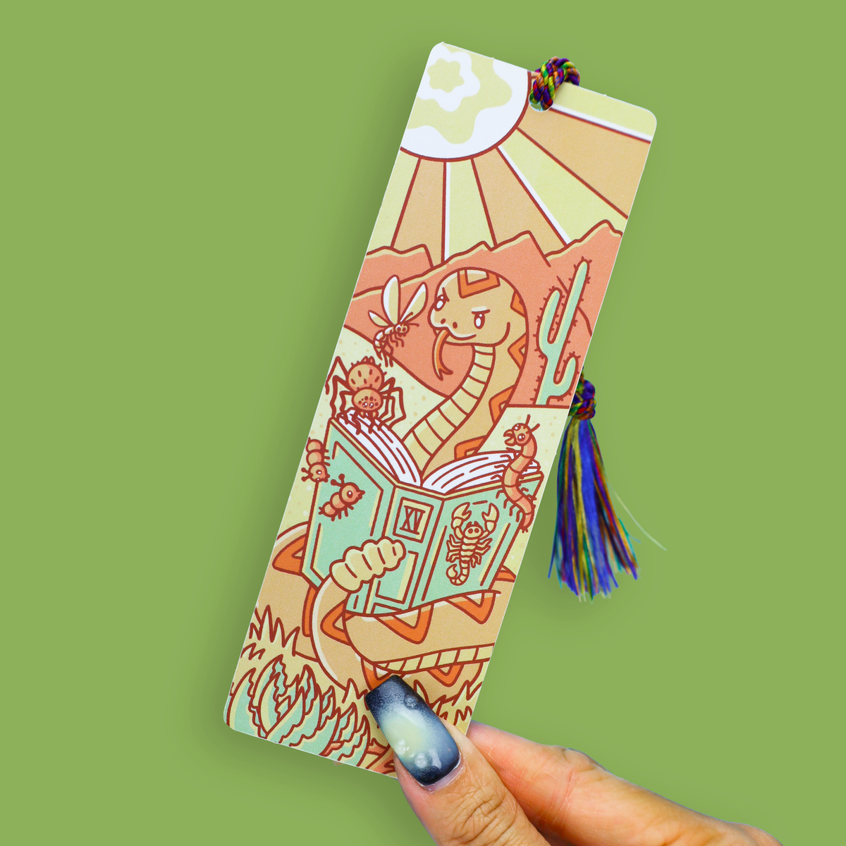 Rattlesnake, Desert, Reptile, Reading Gift, Bookmark