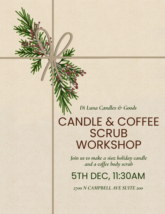 12/5 16oz Candle & Coffee Body Scrub