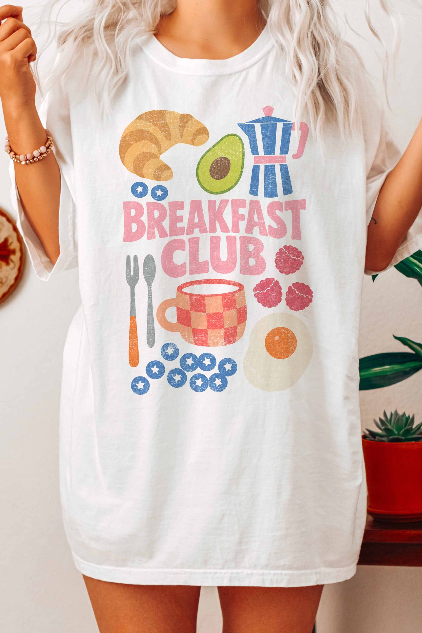 BREAKFAST CLUB OVERSIZED TEE