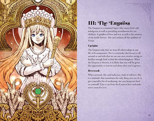 Anime Tarot Deck and Guidebook: All Original Artwork