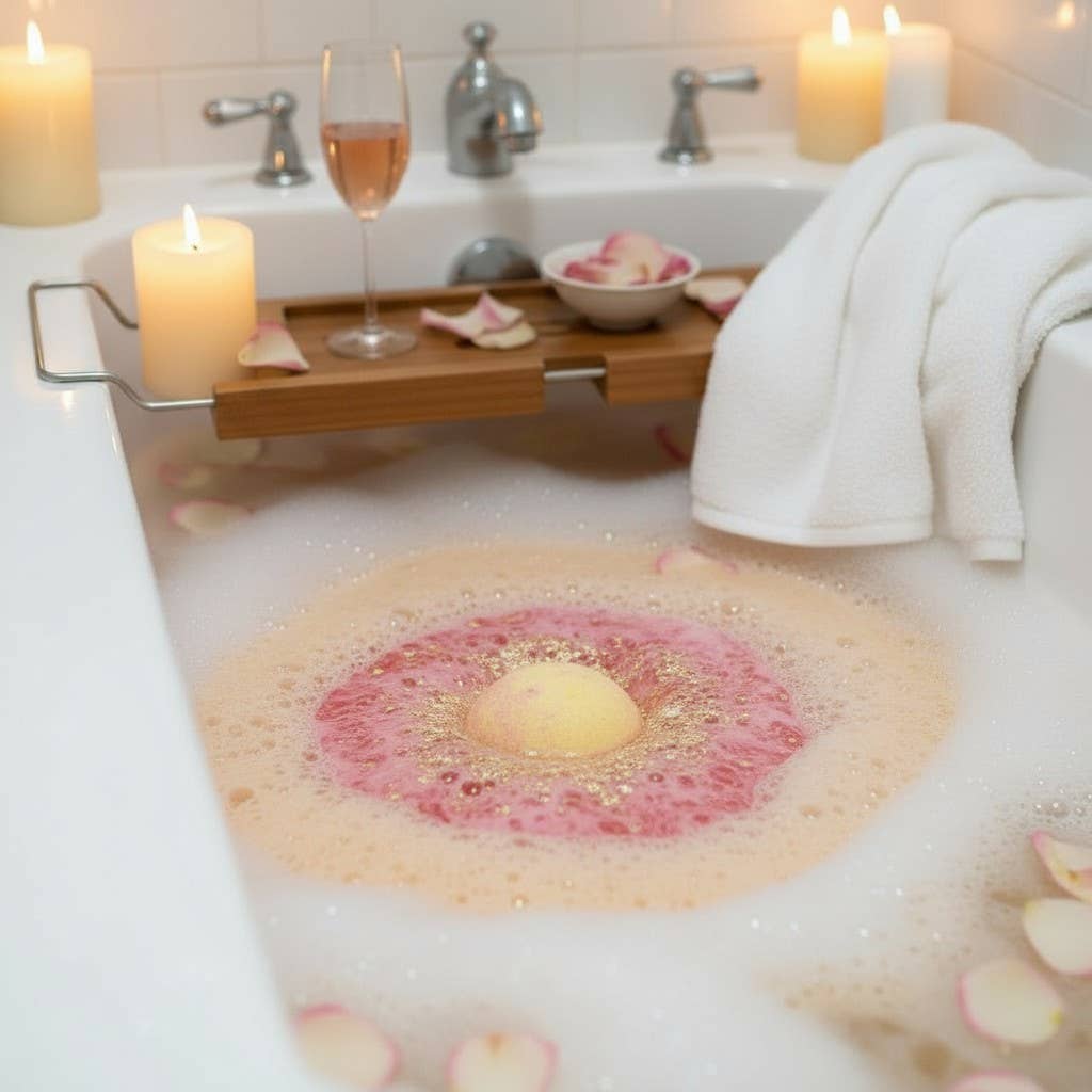 Georgia Peach Large Bath Bomb - 8oz