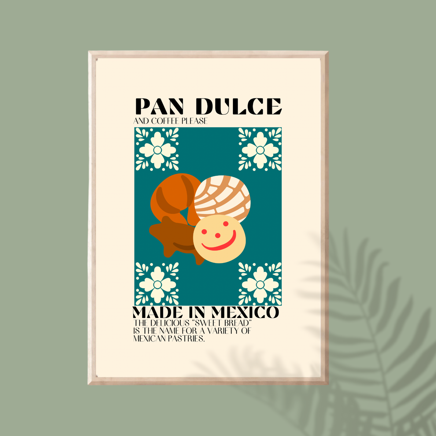8.5x11'' & 5x7" Pan dulce  Print