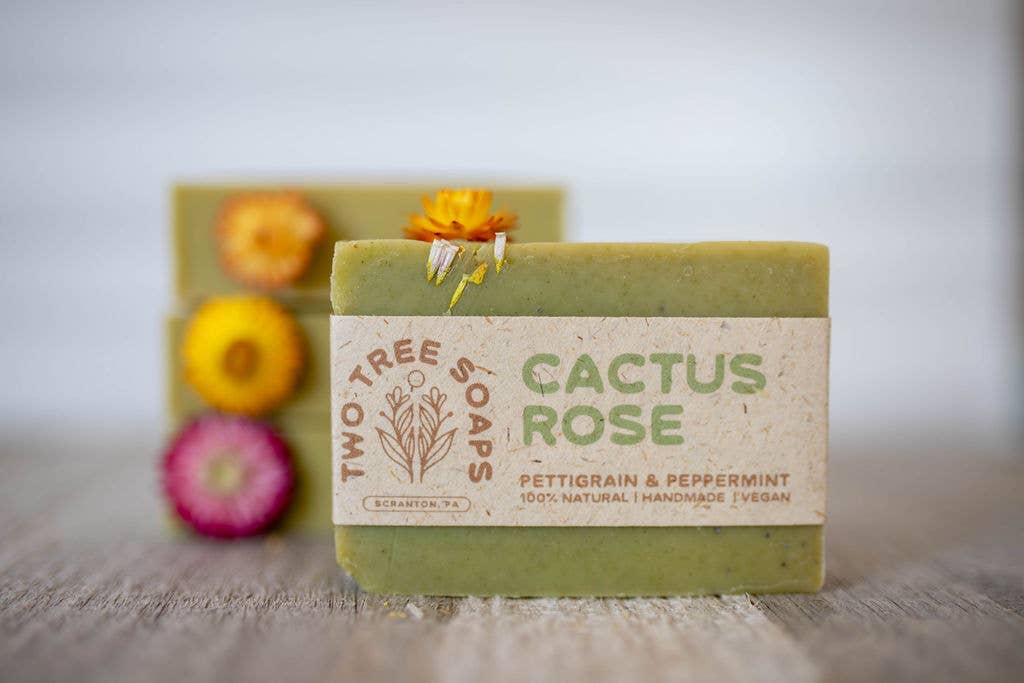 Cactus Rose - Natural Handmade Vegan Bar Soap