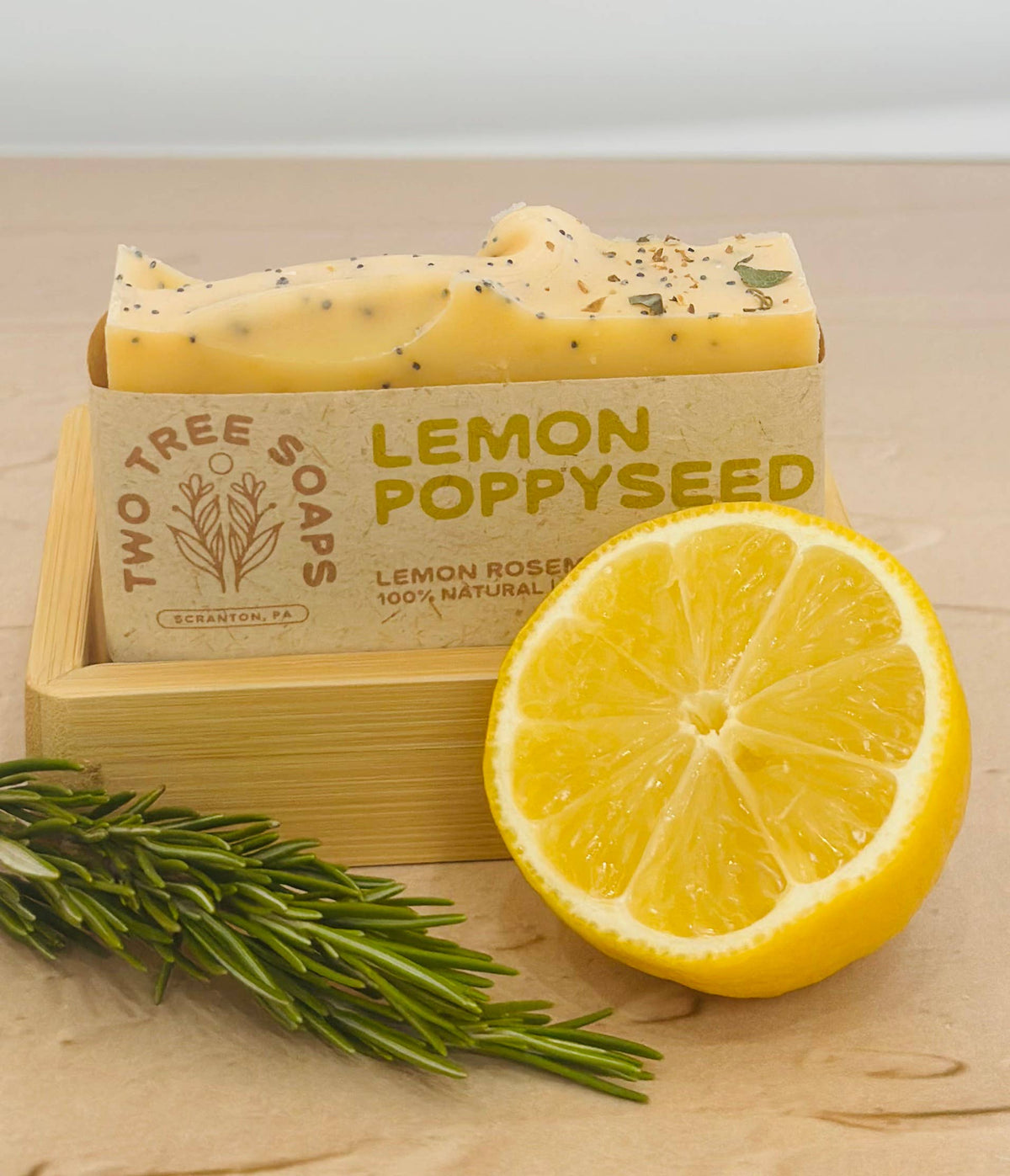 Lemon Poppyseed - Natural Handmade Bar Soap