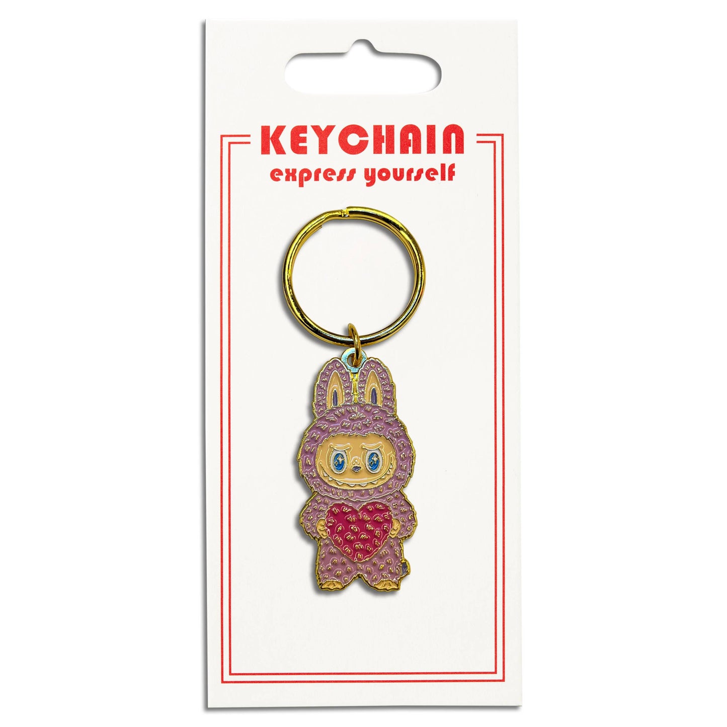 Monster Heart Keychain