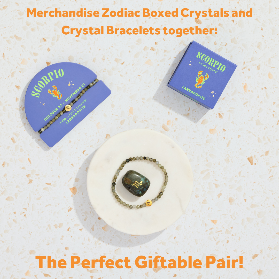 Scorpio Boxed Zodiac Crystal - Labradorite