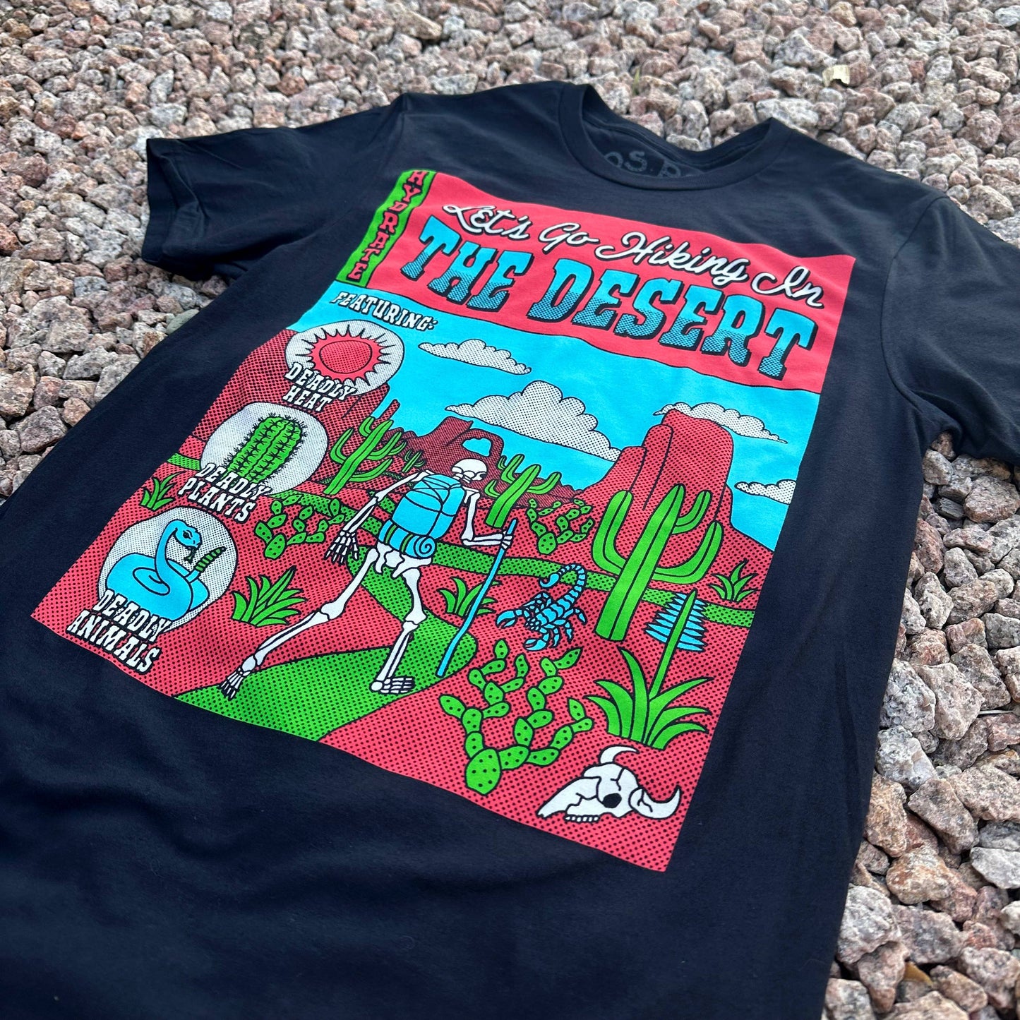 Hiking Black T-Shirt: 3XL