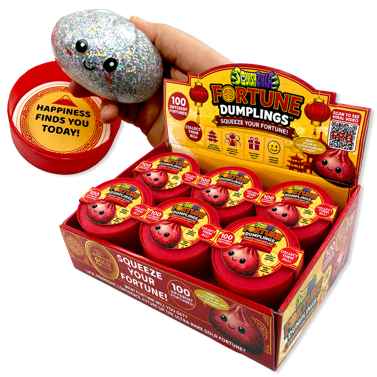 Fun Doh Mystery Fortune Squishy Dumpling Toy
