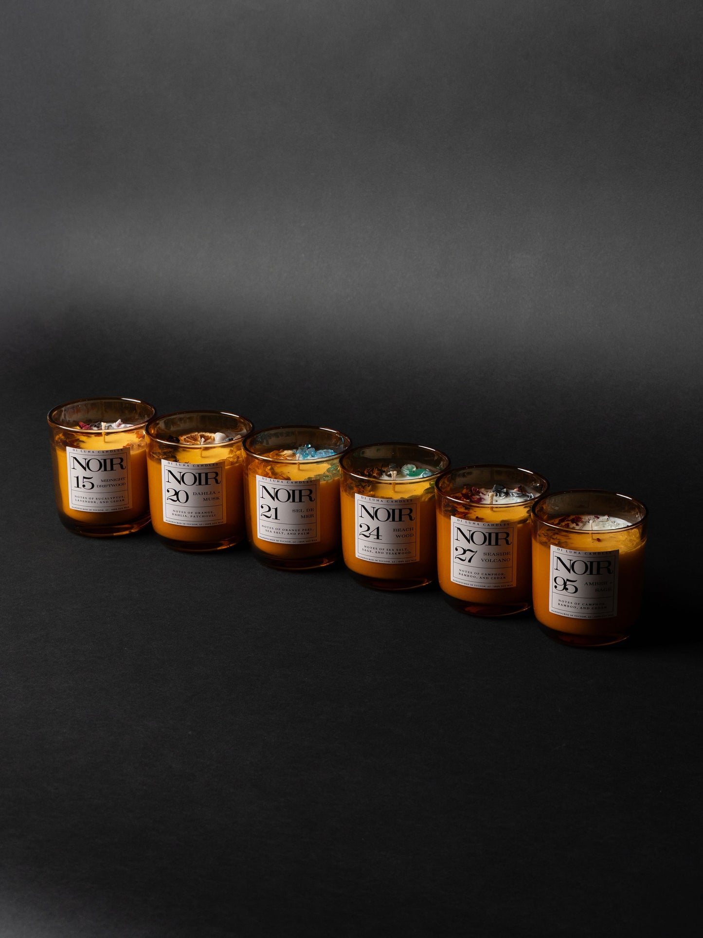 10oz Noir 24 Candle