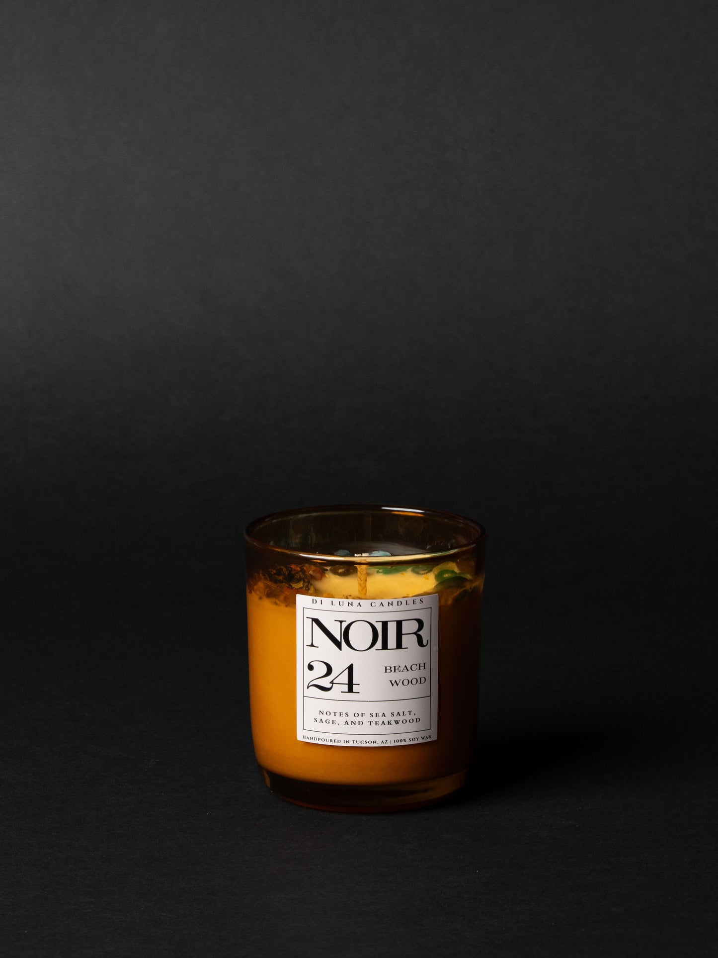 10oz Noir 24 Candle
