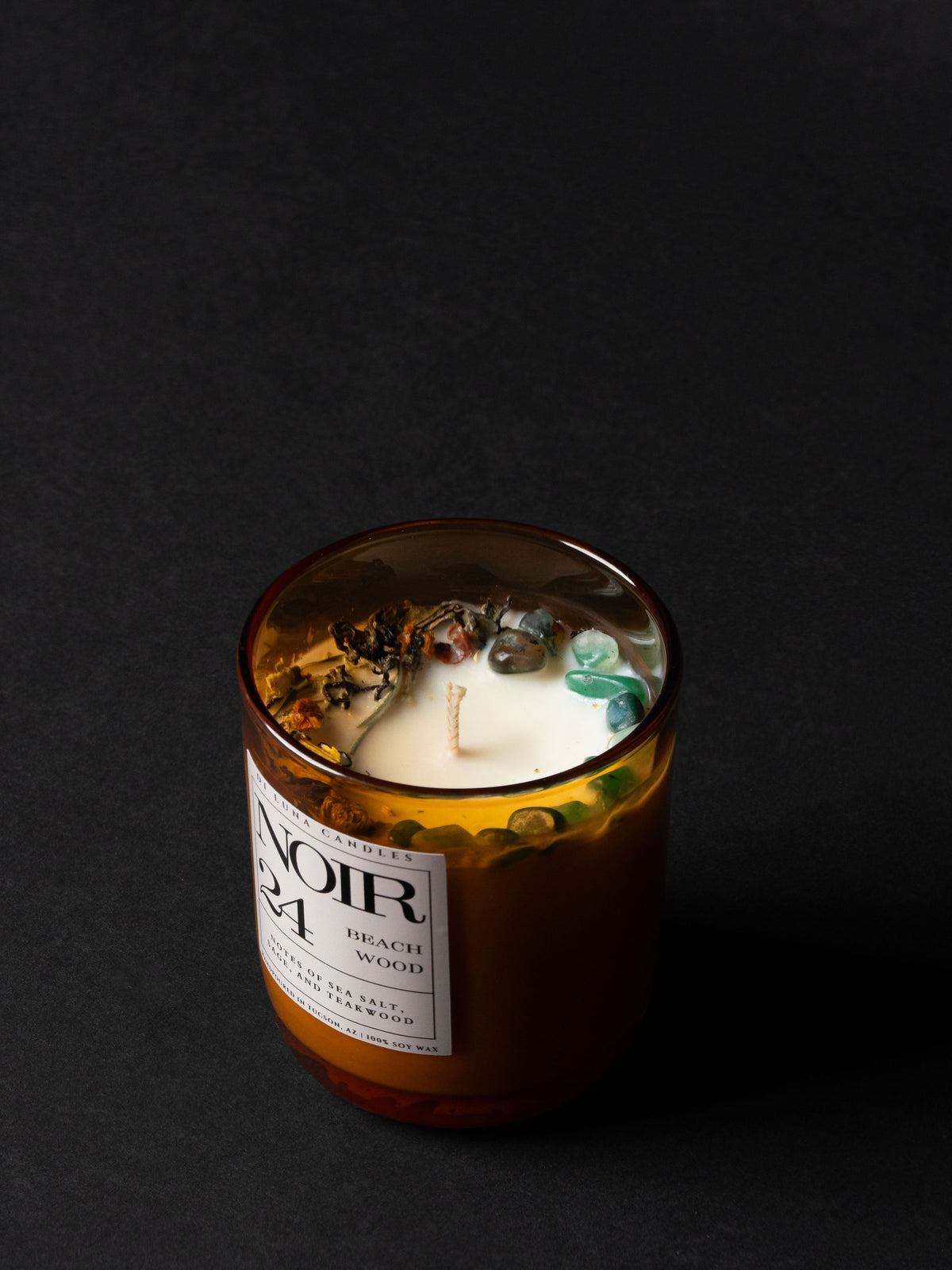10oz Noir 24 Candle