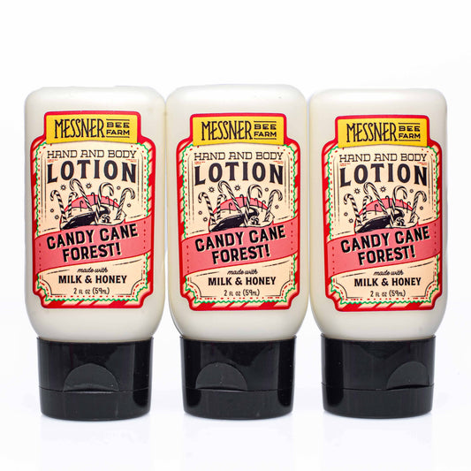 Candy Cane Forest! - Milk and Honey Lotion - 2oz Travel