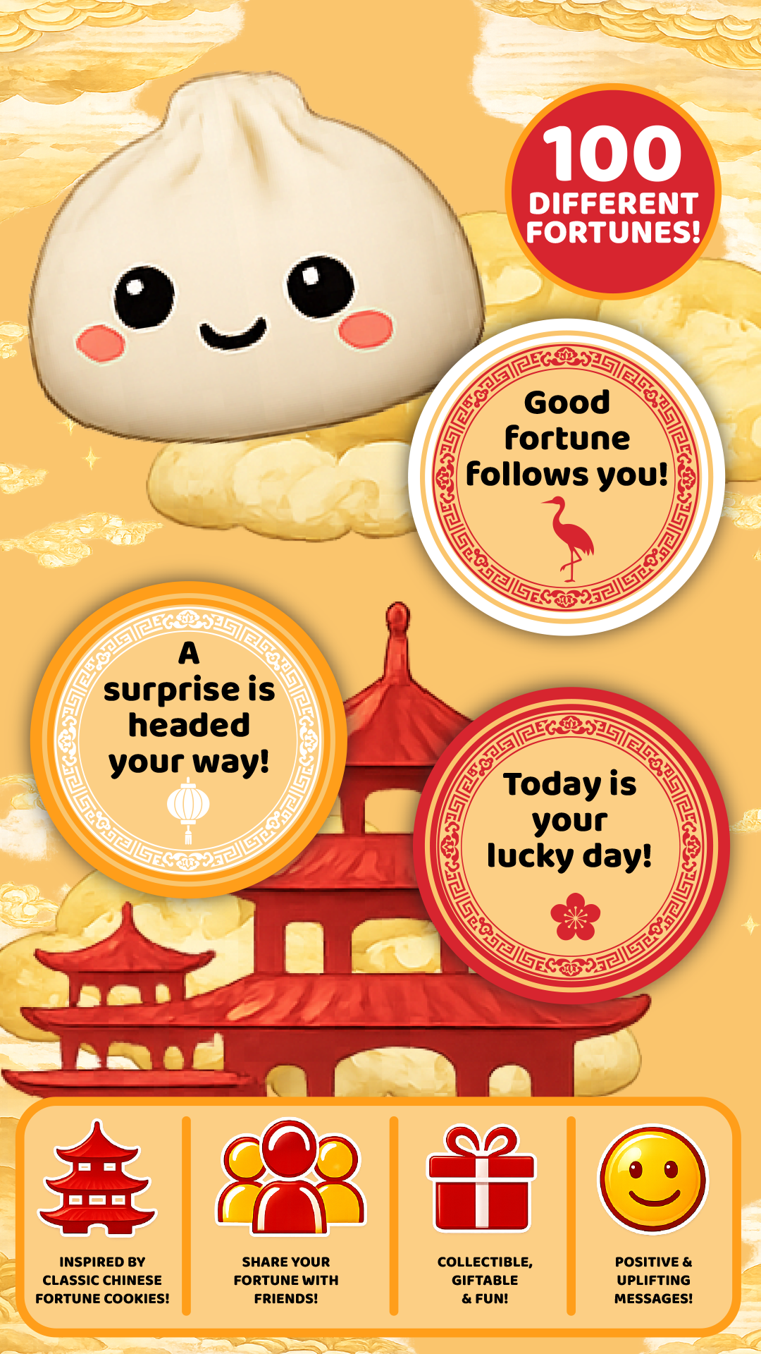 Fun Doh Mystery Fortune Squishy Dumpling Toy