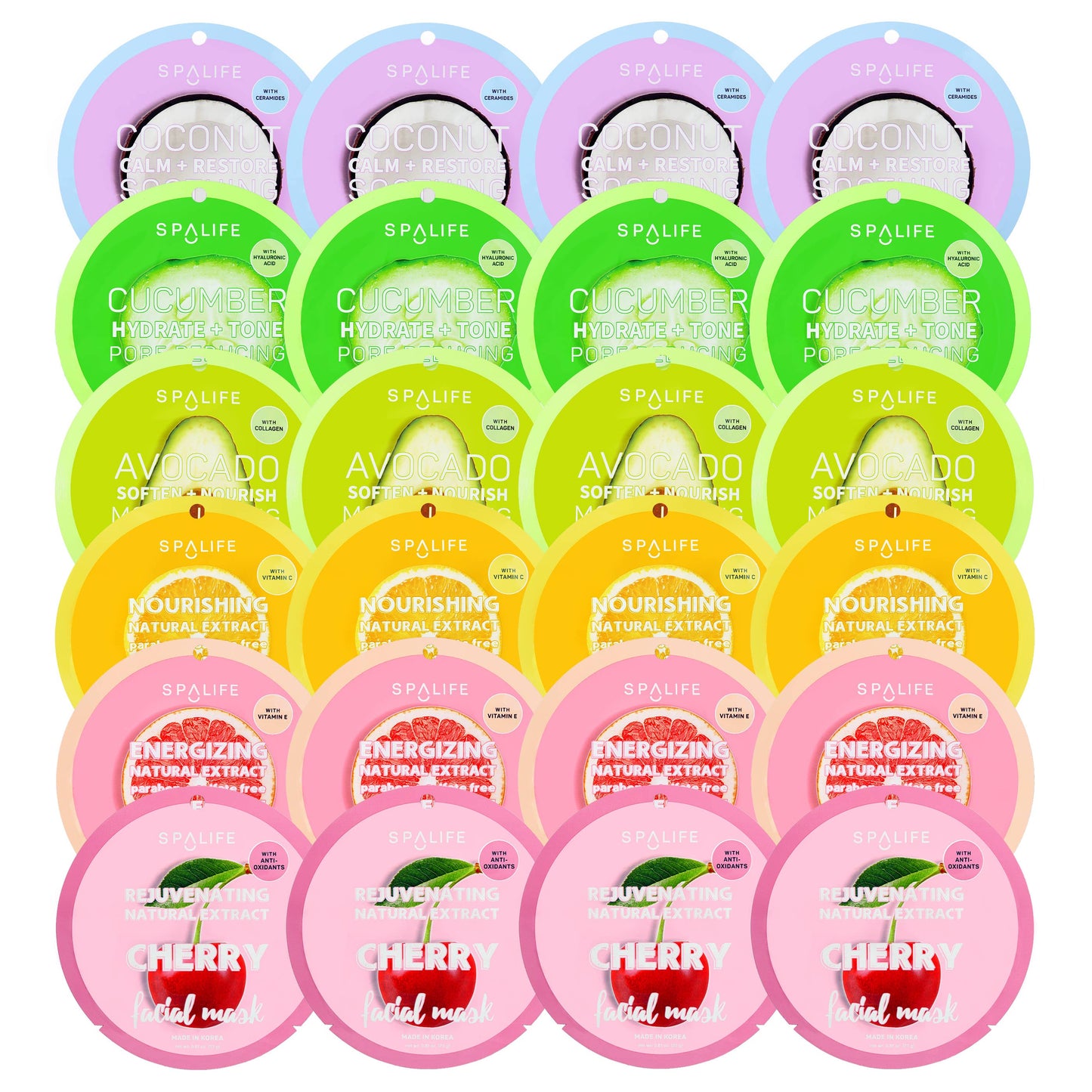 Korean Fruit Infused Face Mask 1 piece