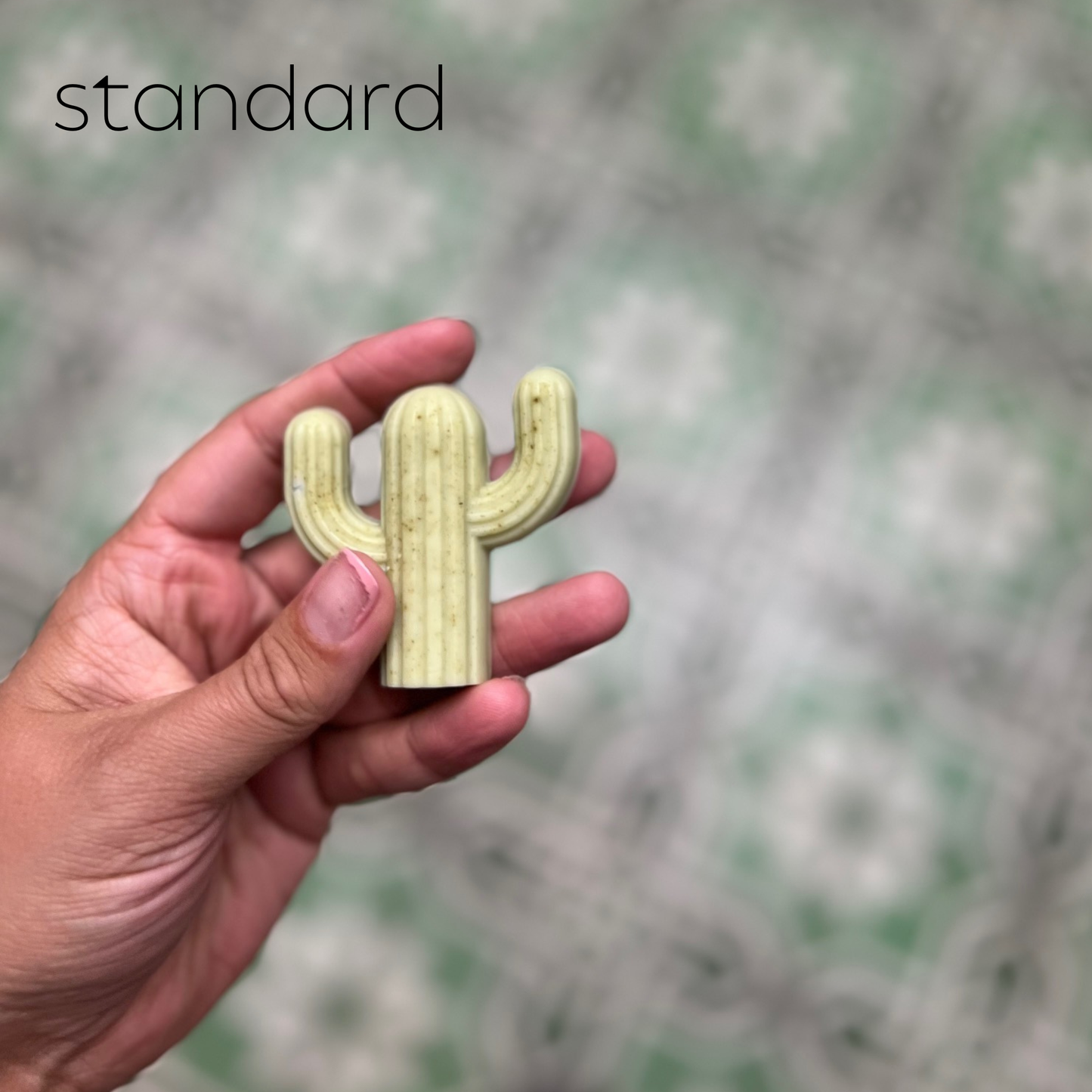 Mini Cactus Soap- Blues