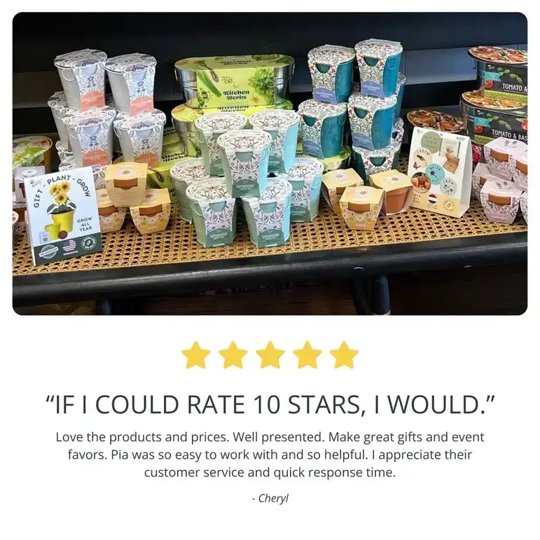 Save The Bees Kits | Paper Cups | Pollinator Seeds 12 Pack