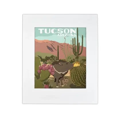 Print 8x10 Javelina & Baby