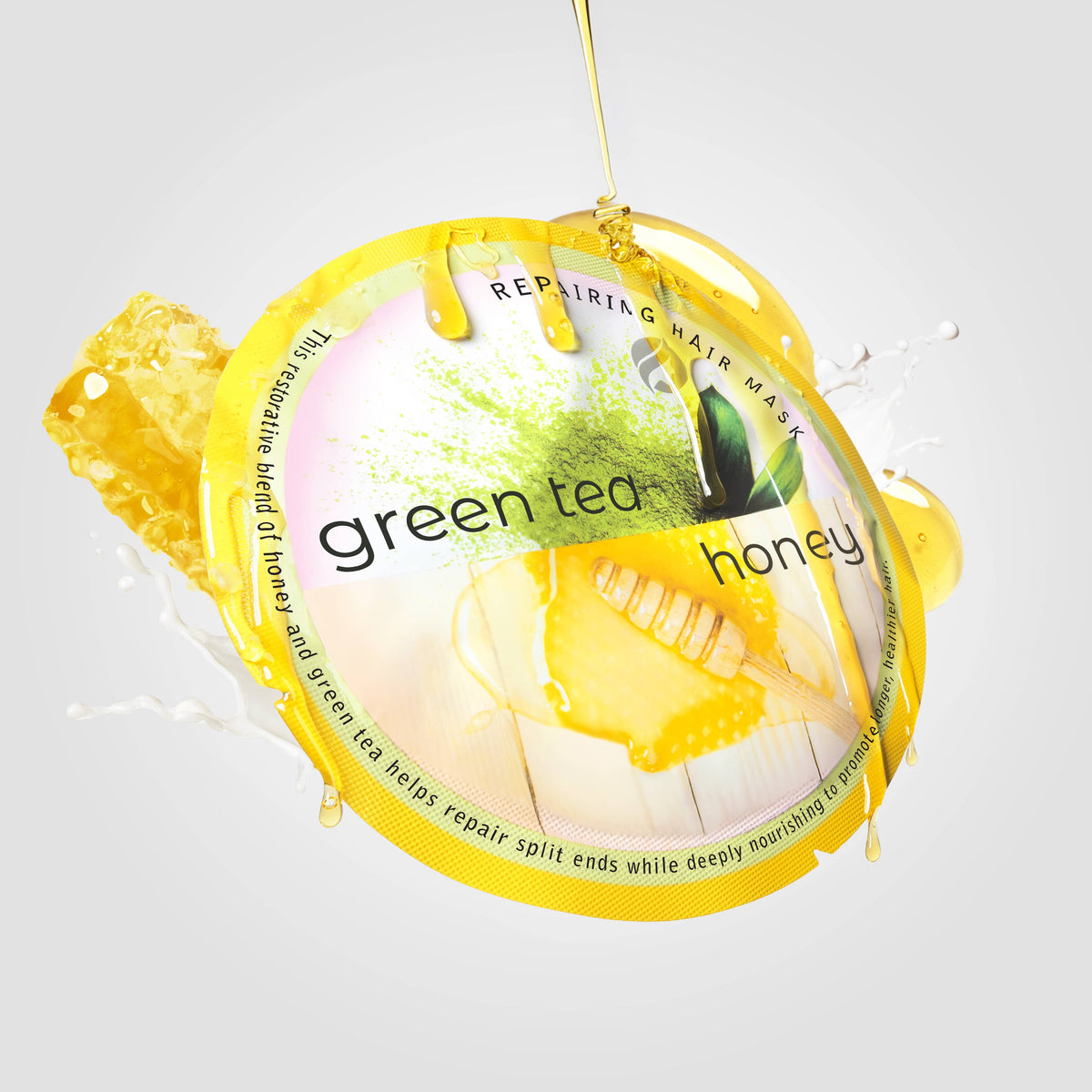 Green tea & Honey repairing hair mask