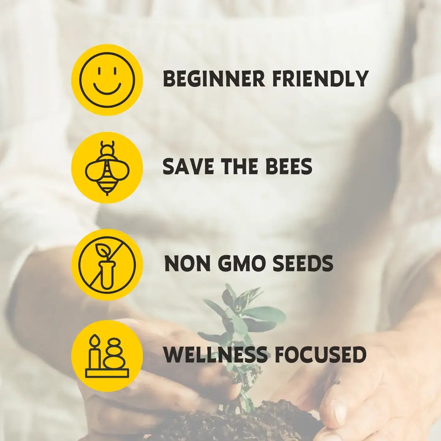 Save The Bees Kits | Paper Cups | Pollinator Seeds 12 Pack