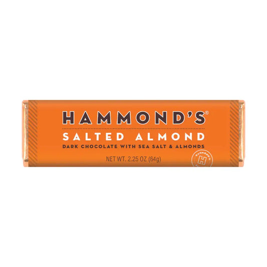 Candy Bar - Dark Chocolate - Natural Salted Almond - 2.25 oz