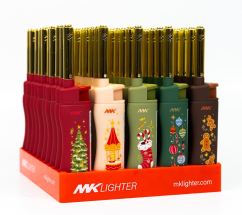 MK Lighter Range Series, Xmas Set, Windproof Flame 50PC