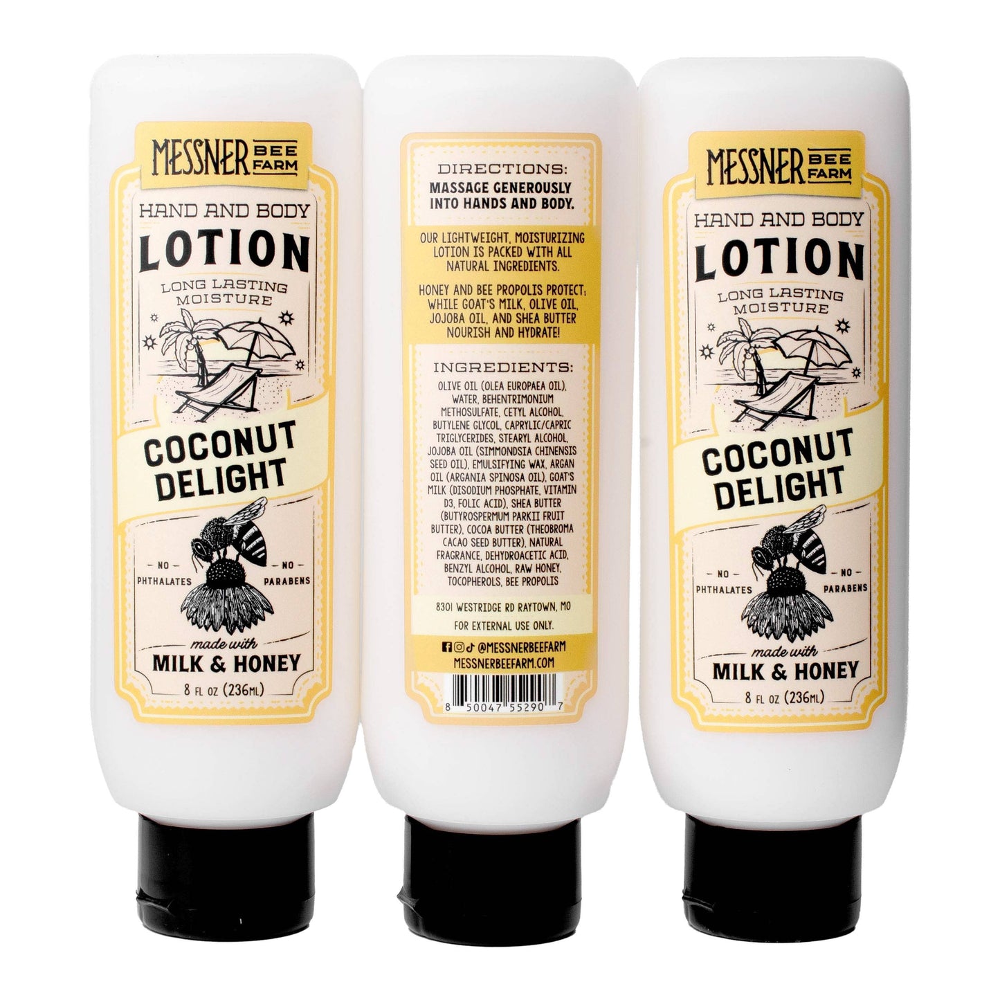 Coconut Delight - Milk and Honey Lotion - 8oz