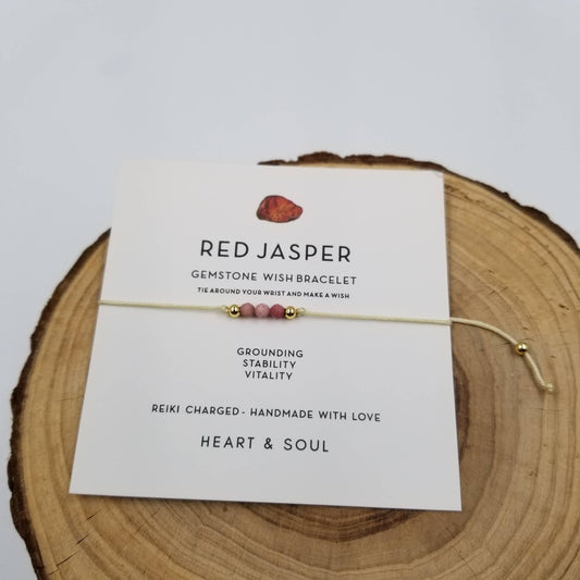 Chakra Bracelet: Red Jasper