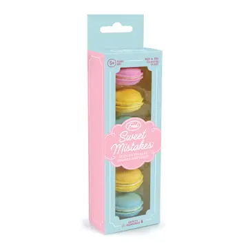 Sweet Mistakes- Macaron Erasers