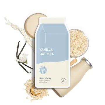 Vainilla Oatmilk Plant-Based Milk Mask