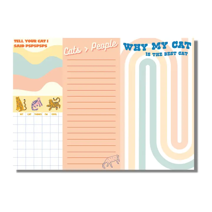 Cat Lovers Notepads