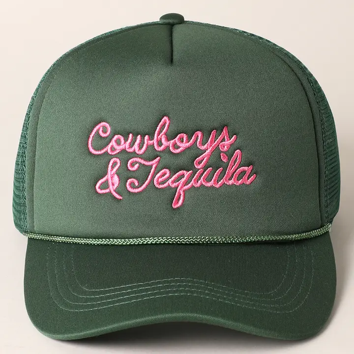 Cowboys and Tequila Trucker Hat