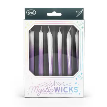 Set of 6- Mystic Birthday Candles