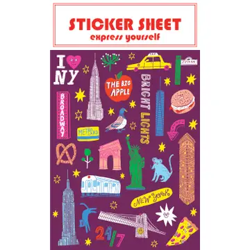 NYC Icons Sticker Sheet