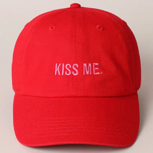 Kiss Me Baseball Cap