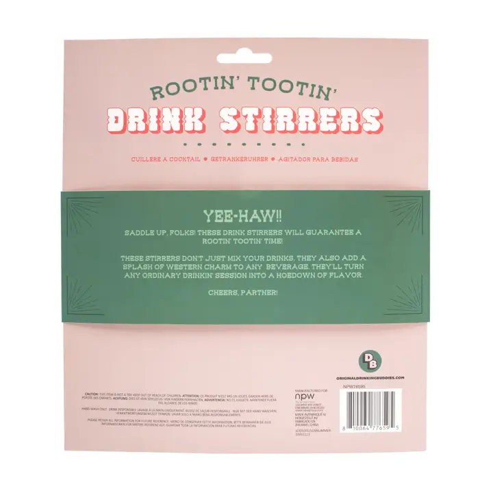 Rootin' Tootin' Stirrers 6-Pack