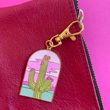 Saguaro Cactus Keychain