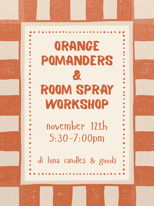11/12: Orange Pomanders and Room Spray