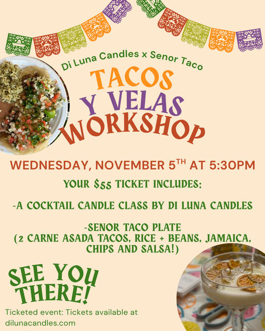 11/5 Tacos y Velas Workshop